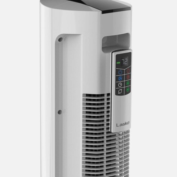 Lasko 42" All Season Tower Fan + Space Heater, Adjustable Thermostat Remote. NEW - Picture 10 of 10